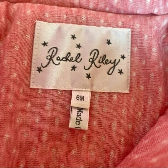 Rachel Riley Baby Hooded Quilted Jacket 6m Button Down Puffer Outerwear - Picture 5 of 7